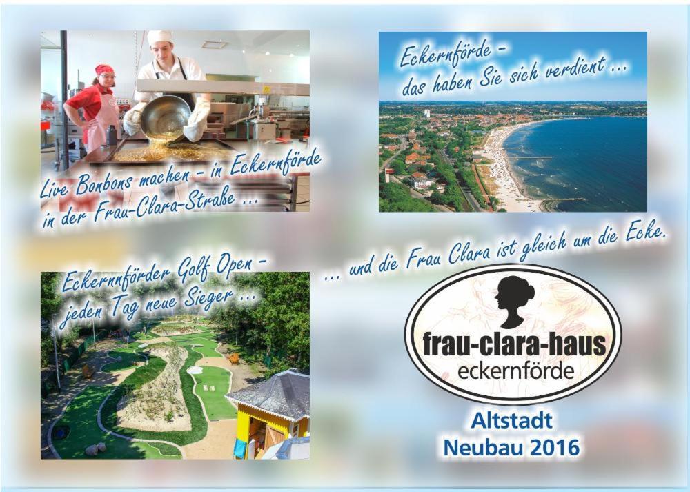 EckernfördeFrau-Clara-Haus-Ecke-4アパートメント エクステリア 写真